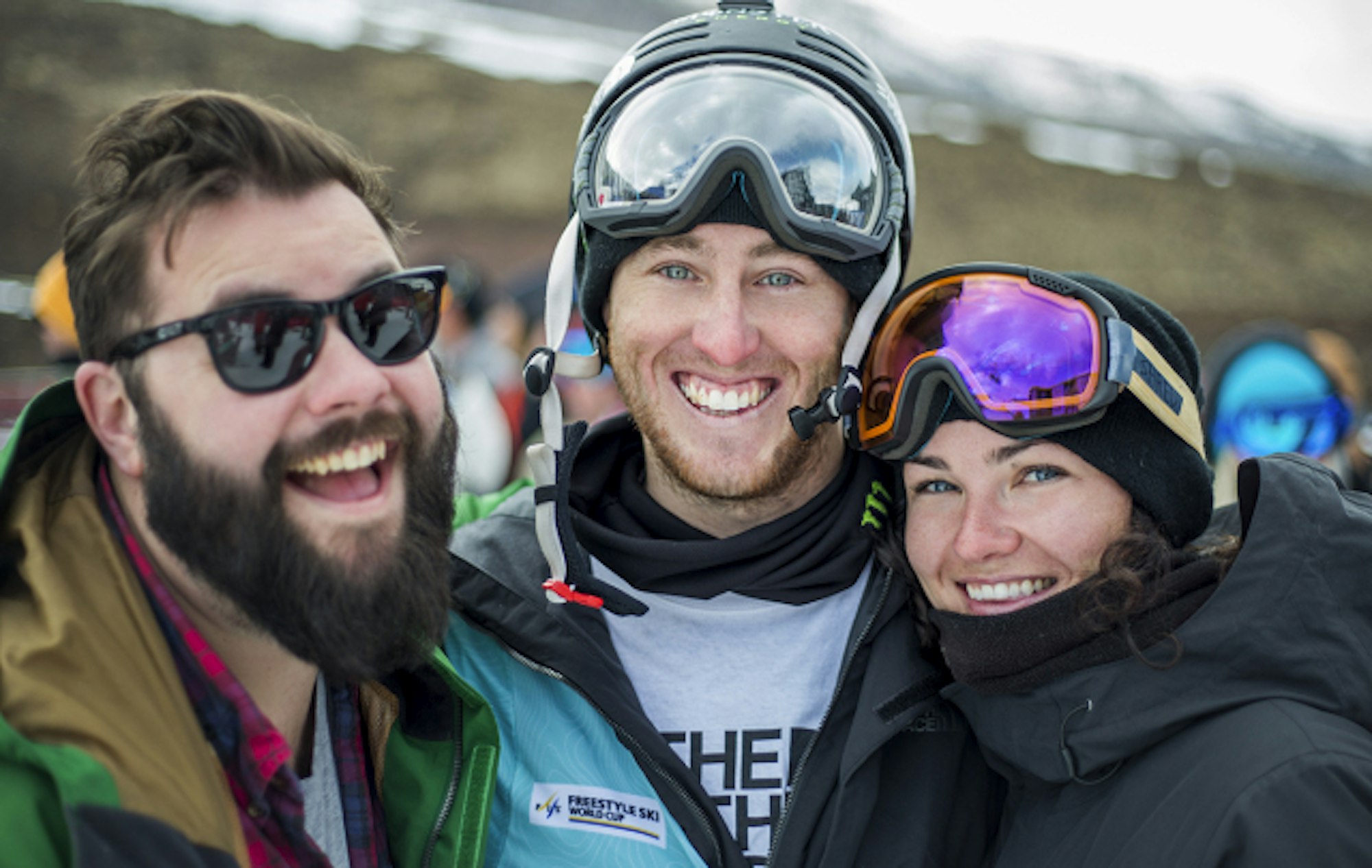 Pro skier Tom Wallisch with agent Tom Yaps