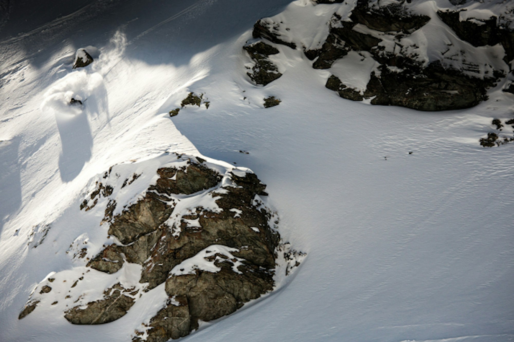 Skier Matt Soumet in Verbier