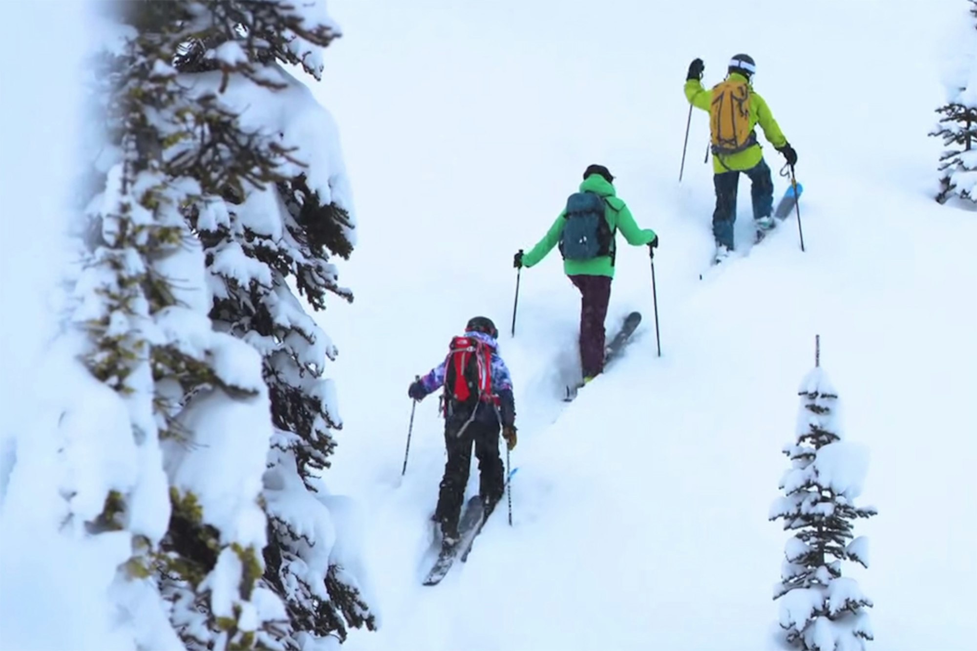 Team Volkl claims the epic Selkirk Mountains in ep. 3 of "The Big Mountain Tour"
