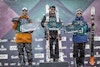 Jossi Wells and Tiril Sjåstad Christiansen top the podium at the 2015 European Freeski Open