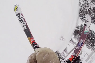 POV: East Coaster Blake Wilson gets extreme at Alta Ski Area