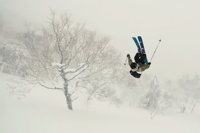 What on earth was this skier thinking?