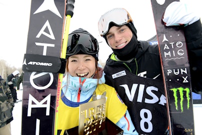 Gus Kenworthy & Ayana Onozuka win 2015 Park City Grand Prix halfpipe