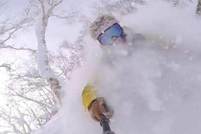 Watch four ripping skiers feast on Japanese pow pow in new web series, "Cheers"
