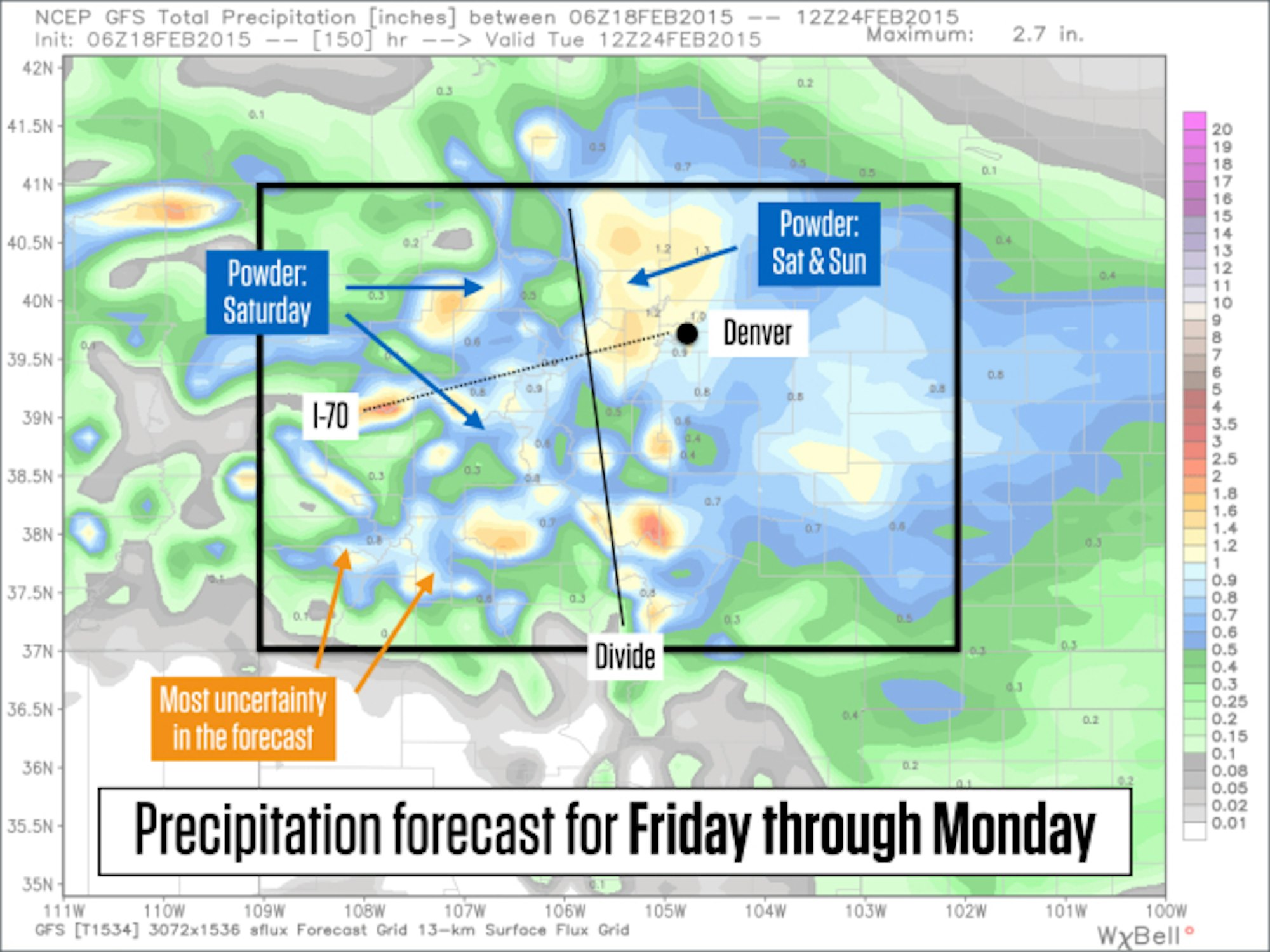 Precipitation forecast