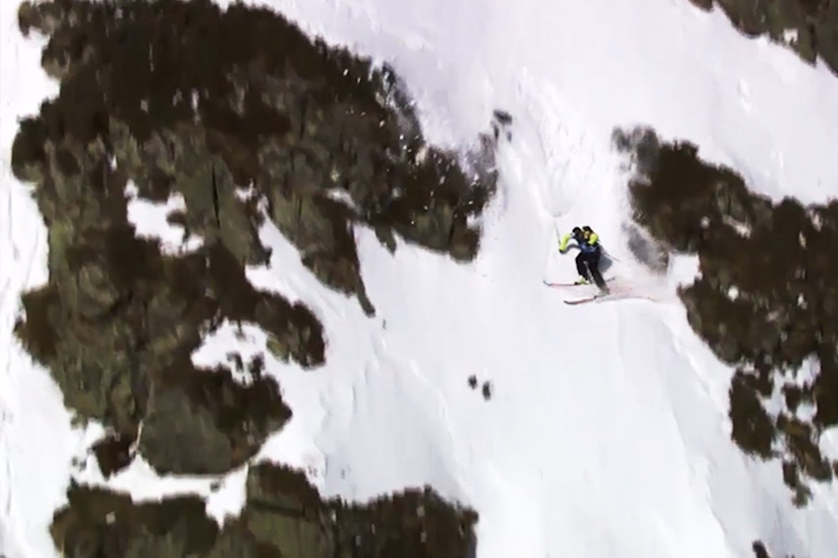 Sam Smoothy channels his inner billy goat at FWT stop at Vallnord Arcalis, Andorra