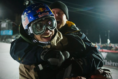 Check out Elias Ambühl's winning jumps from the 2015 Frostgun Invitational big air