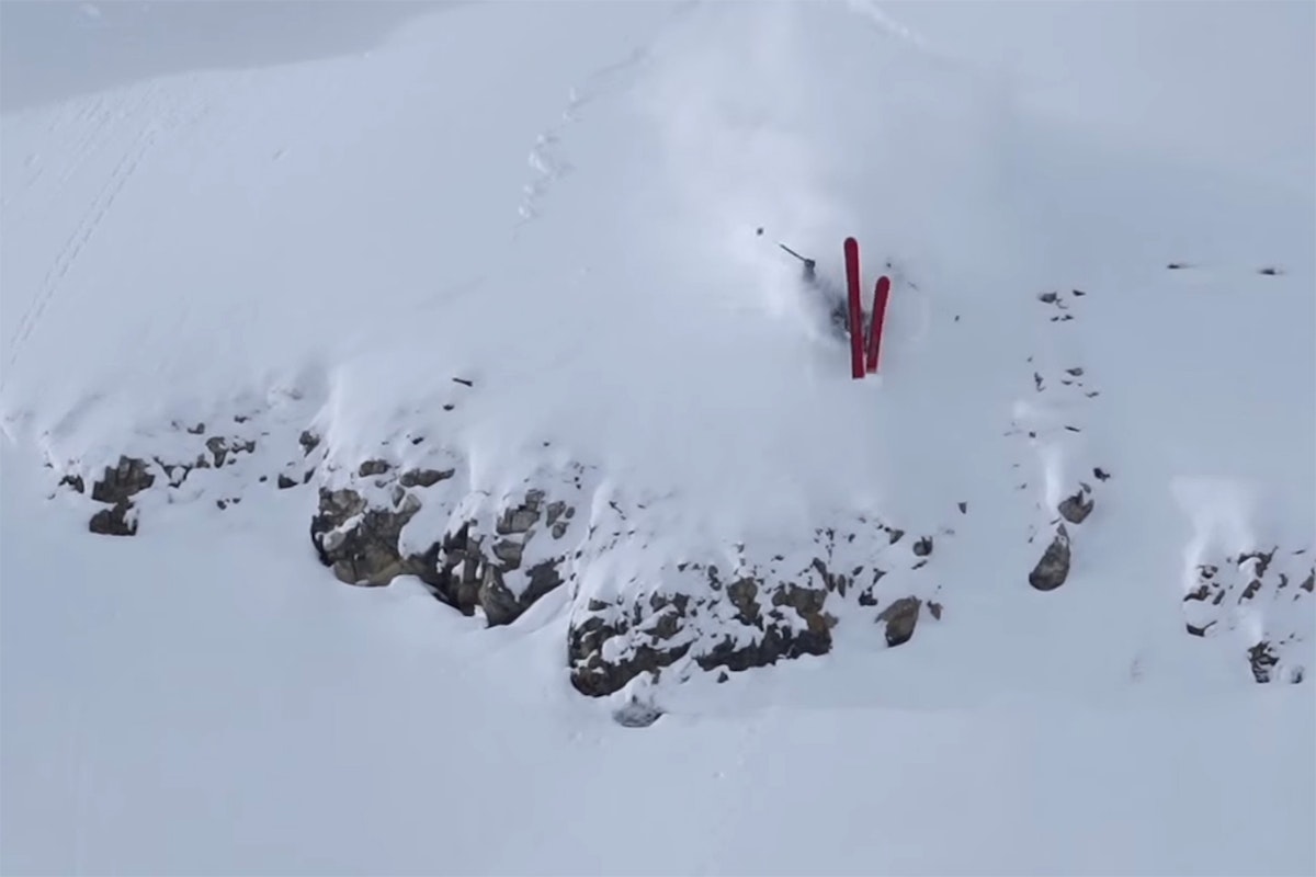 Watch Arnaud Rougier somehow ride out of a 360 to double frontflip