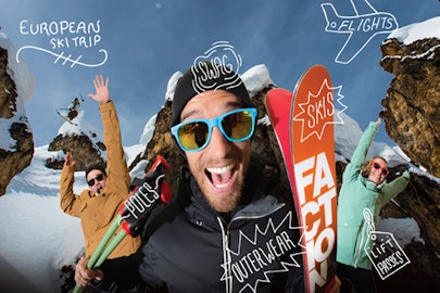 Enter to win an entire ski setup and trip to Tignes, France from Faction Skis