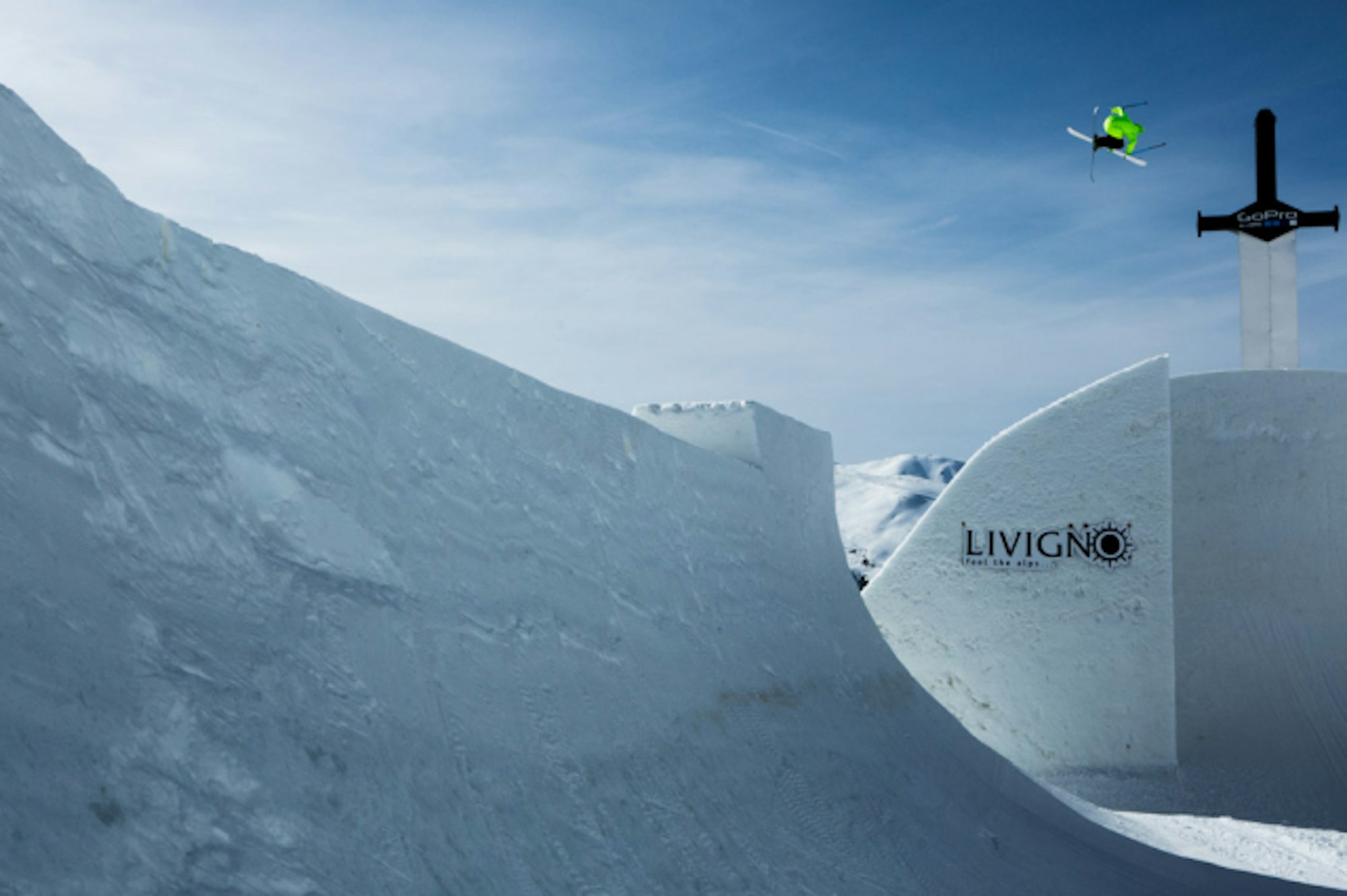 Pro skier Kevin Rolland at Nine KNights