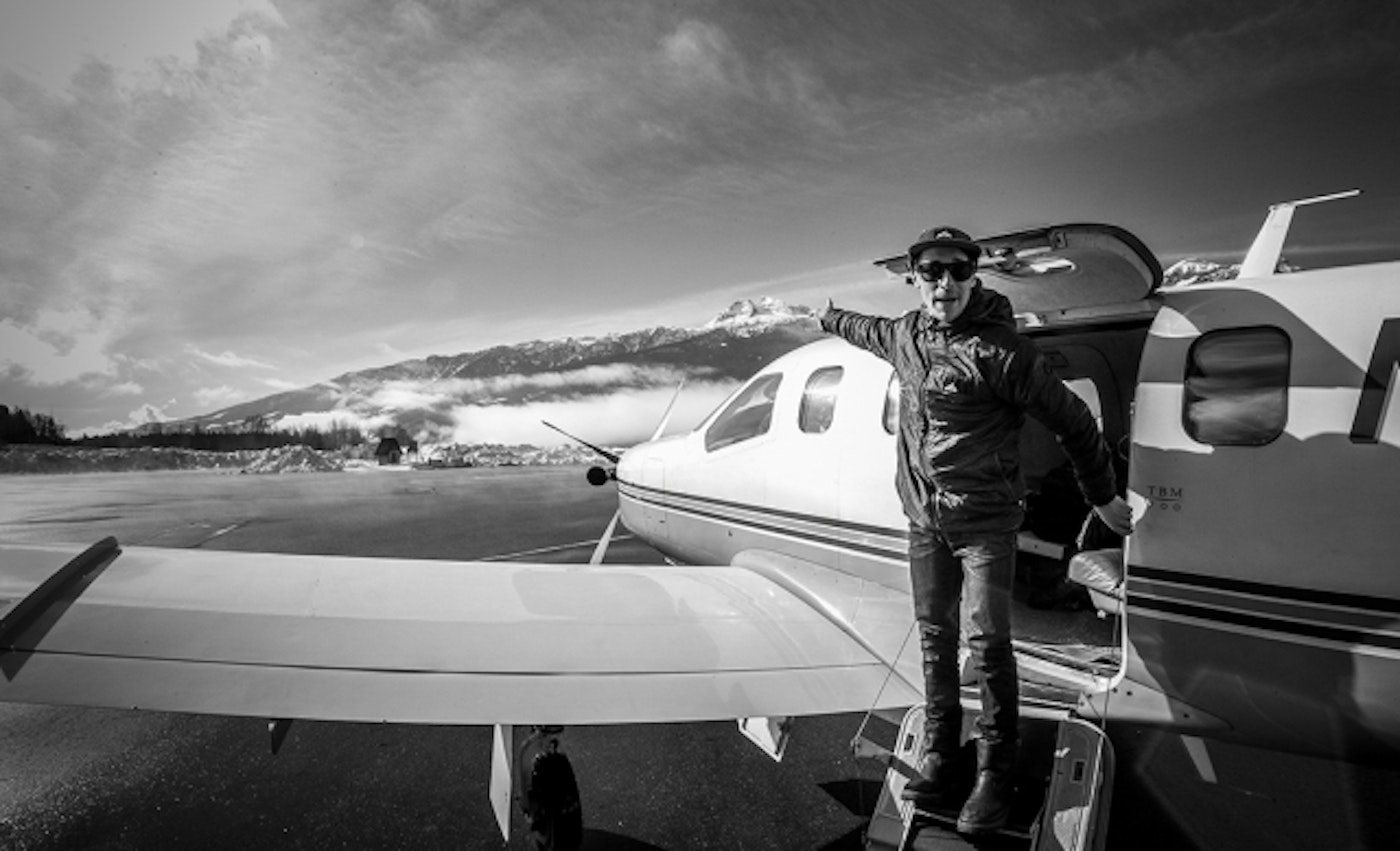 Pro skier Whit Boucher.