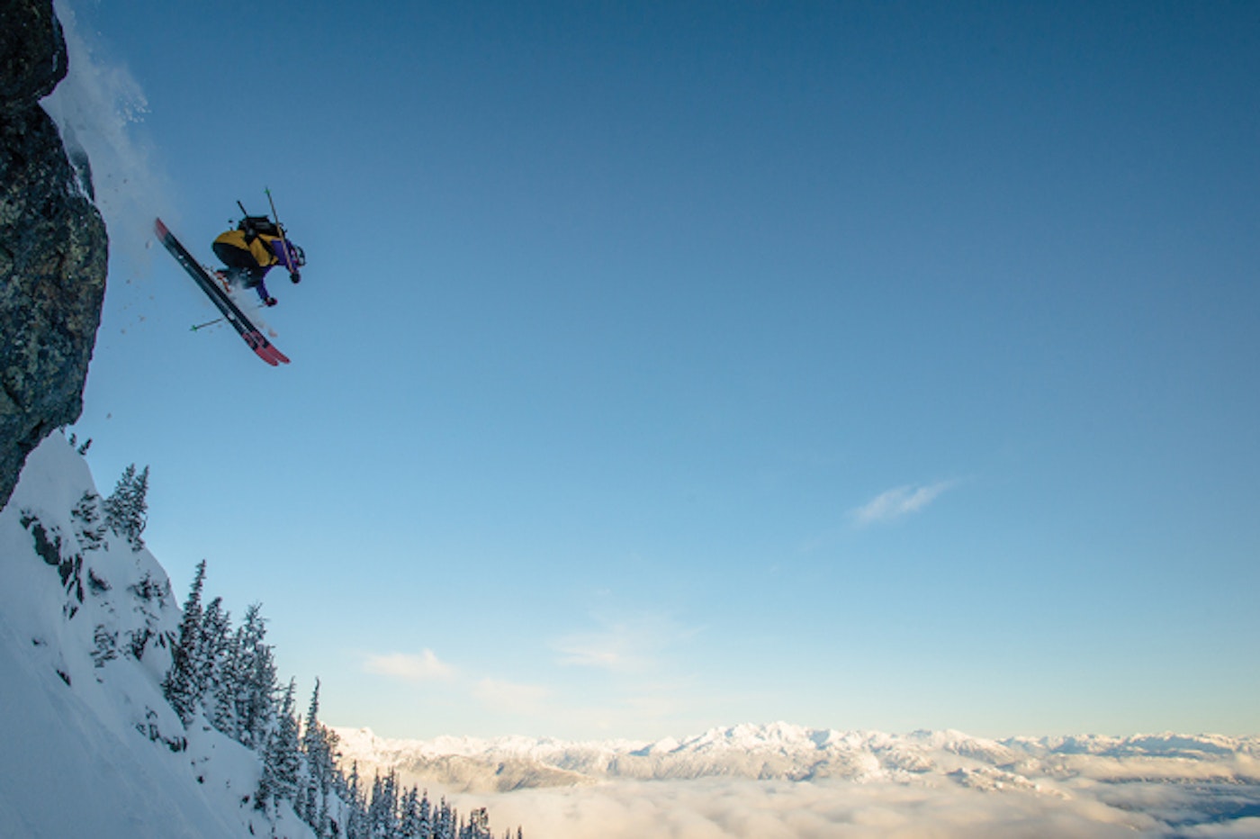 Pro skier Tatum Monod in Whistler, BC