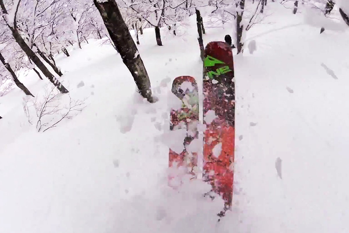 Karl Fostvedt got a POV cam and headed to Japan to shred pow