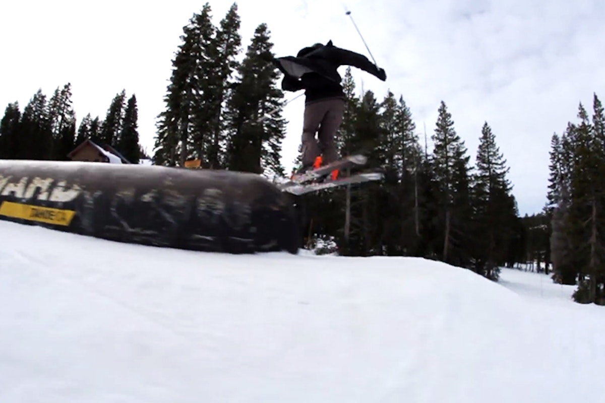 Khai Krepela teaches the subtle art of the backside 450 from Woodward Tahoe