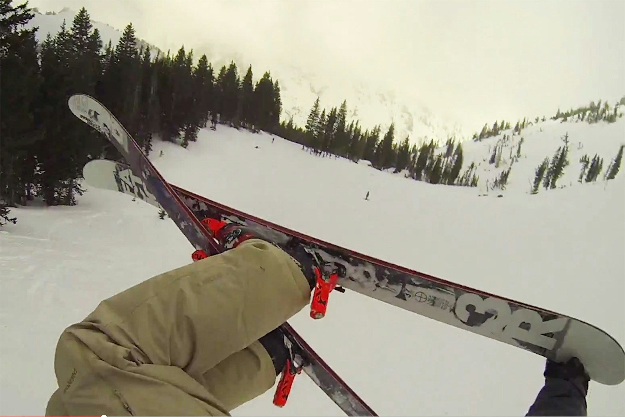 POV: Watch this east coaster charge hard-pack at Alta