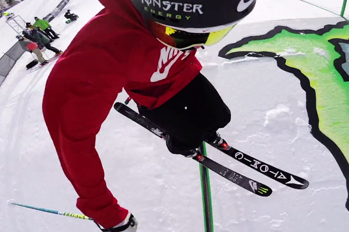 Check out the 2015 X Games slopestyle course from Gus Kenworthy's POV