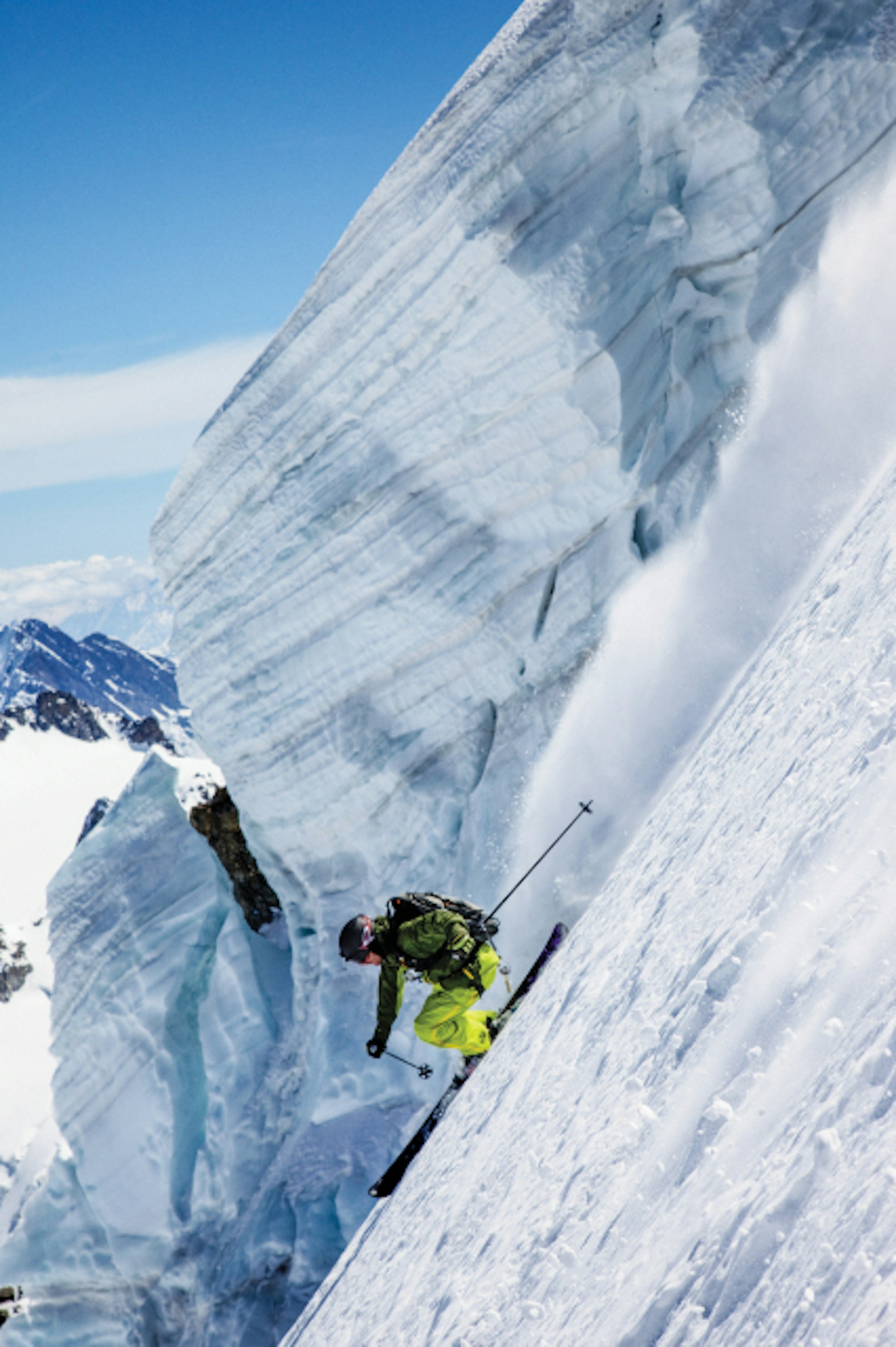 Seth Morrison charging the steeps