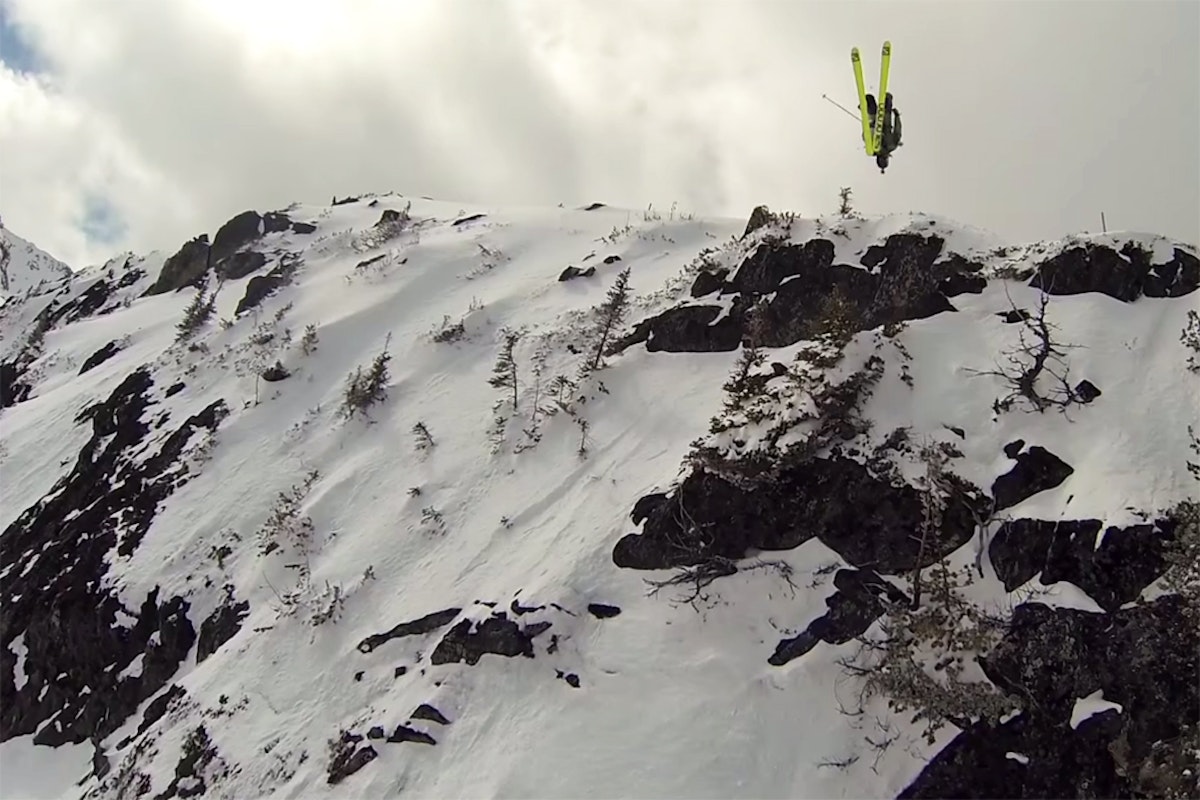 Stan Rey plays chutes and ladders in Whistler Blackcomb's "GoPro Any Day Lines" series