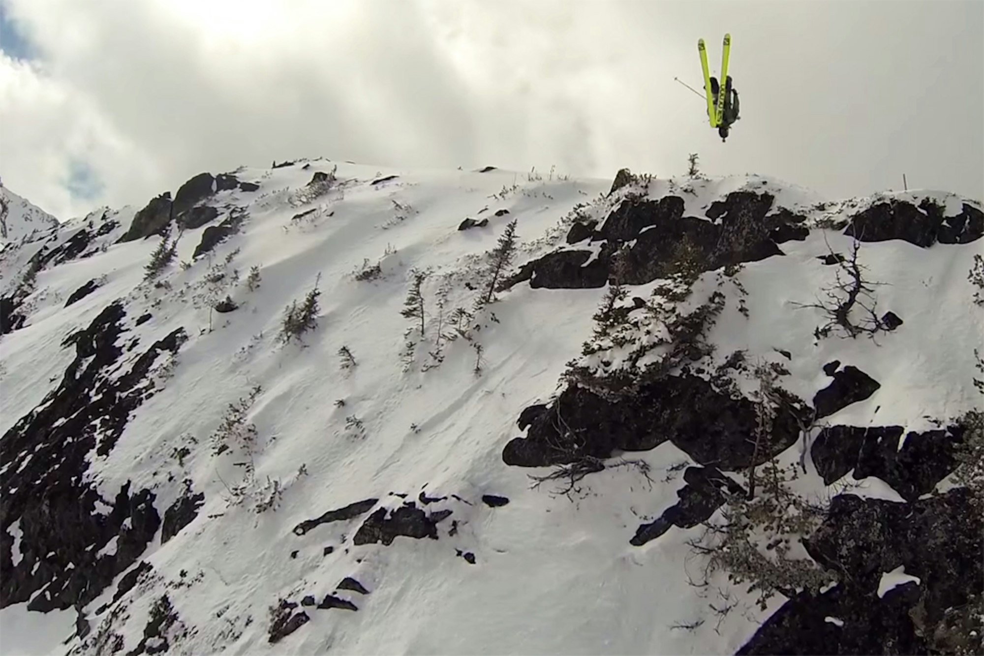 Stan Rey plays chutes and ladders in Whistler Blackcomb's "GoPro Any Day Lines" series
