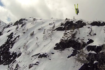 Stan Rey plays chutes and ladders in Whistler Blackcomb's "GoPro Any Day Lines" series