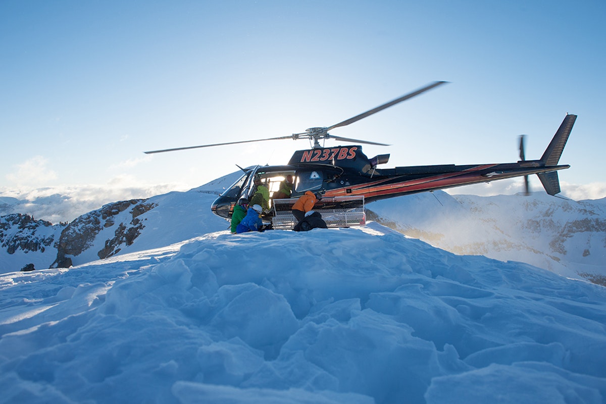 Telluride Helitrax offers heli-skiing trips from Denver, Colorado