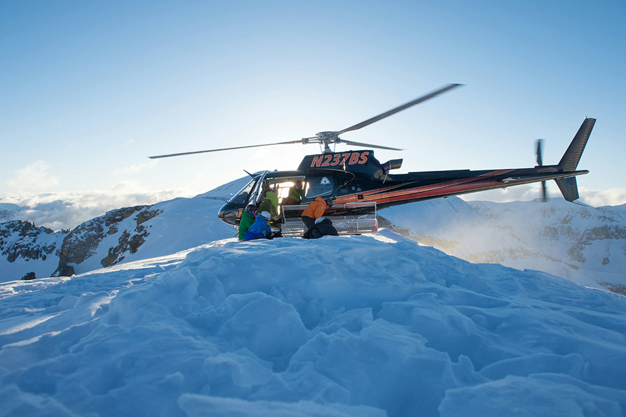 Telluride Helitrax offers heli-skiing trips from Denver, Colorado