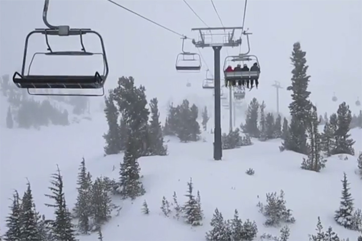 Mammoth Mountain has received 5ft. of fresh snow this December