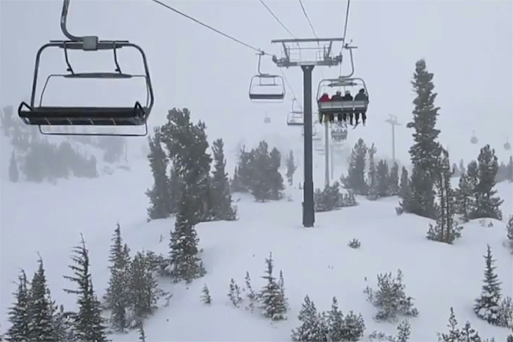 Mammoth Mountain has received 5ft. of fresh snow this December