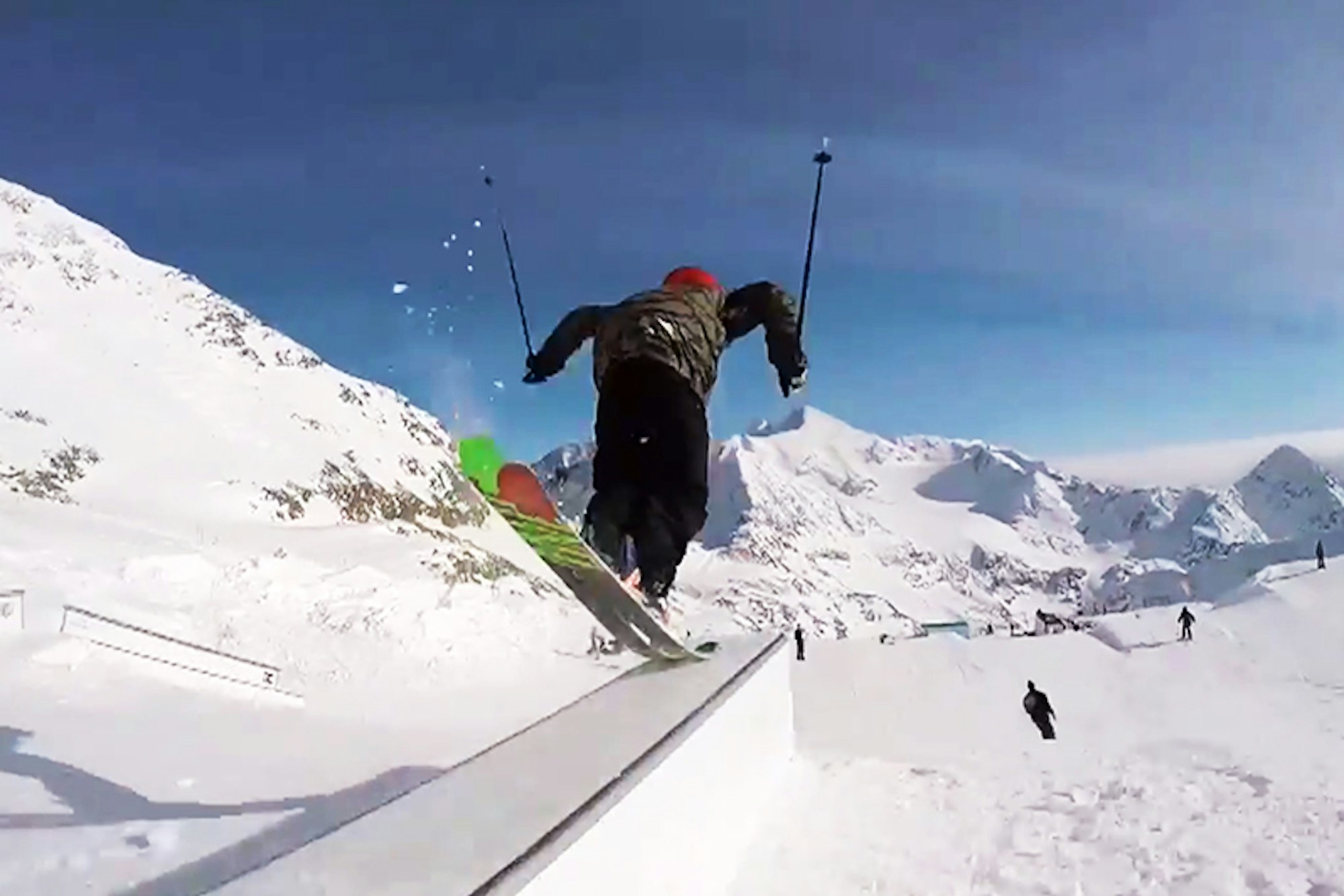 He's back! Check out prime footage of Tom Wallisch shredding Stubai