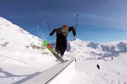 He's back! Check out prime footage of Tom Wallisch shredding Stubai