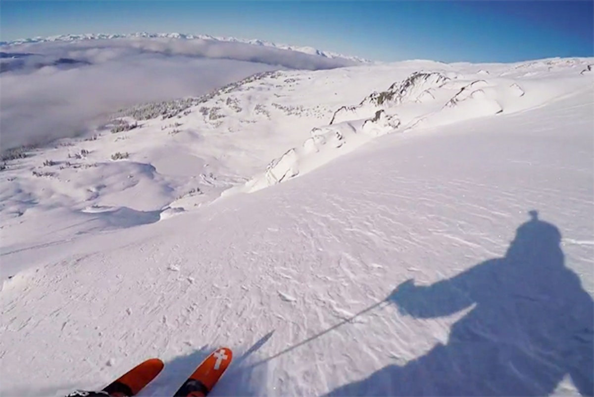 Watch Dave Treadway get the goods on a bluebird day in British Columbia