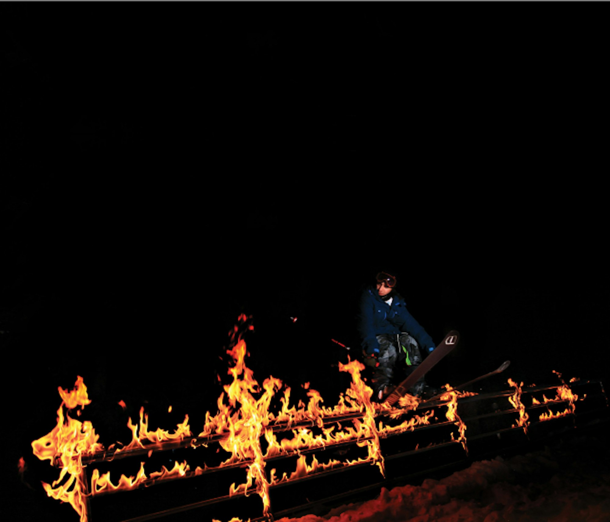 Austin Torvinen sliding fire rail