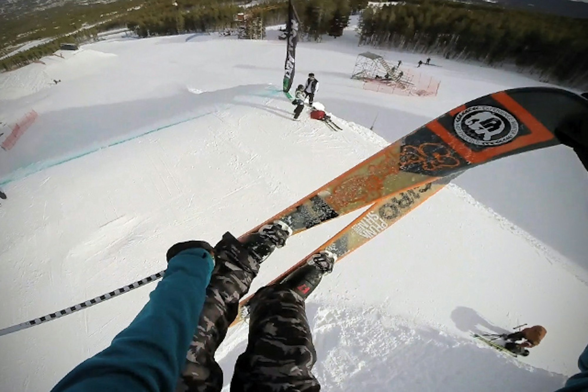 Get a first-look at the 2014 Dew Tour slopestyle course, courtesy of Noah Wallace
