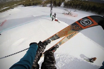 Get a first-look at the 2014 Dew Tour slopestyle course, courtesy of Noah Wallace