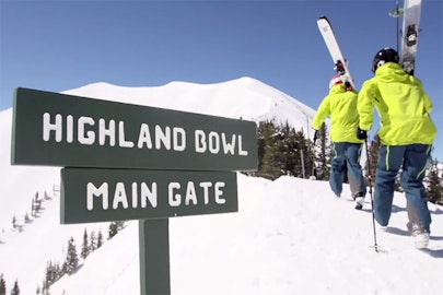 Strafe Outerwear puts its breathability to the test in a "Lunch Lap" in Highland Bowl