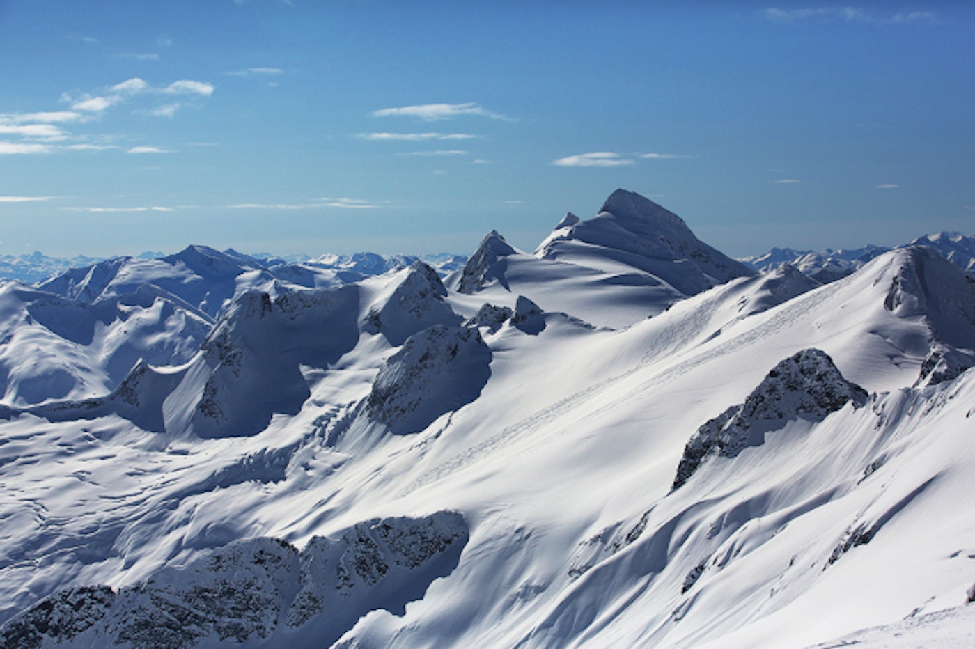 The terrain at Northern Escape Heli-Skiing