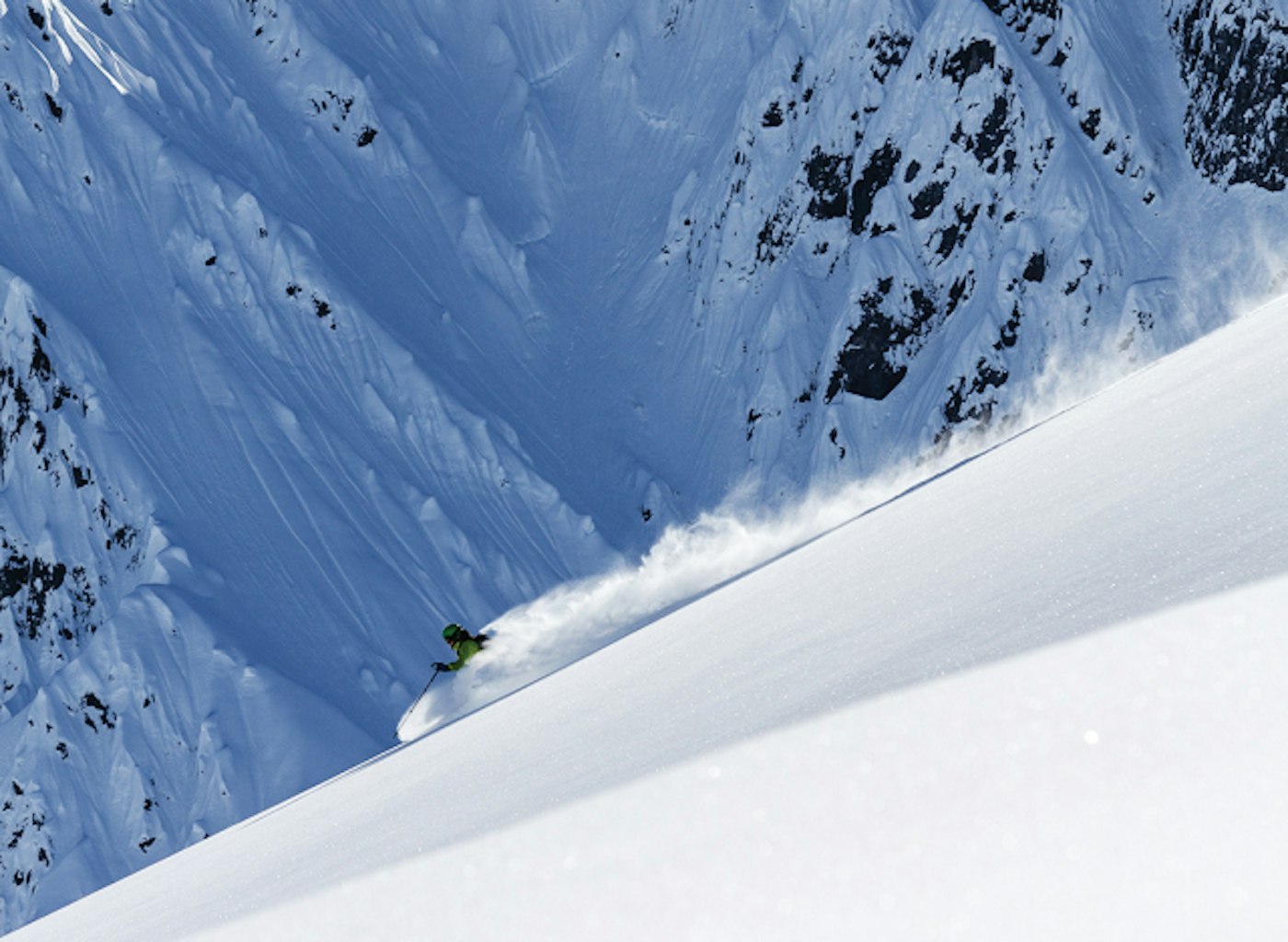 Stephan Salm at Alaska Heliskiing