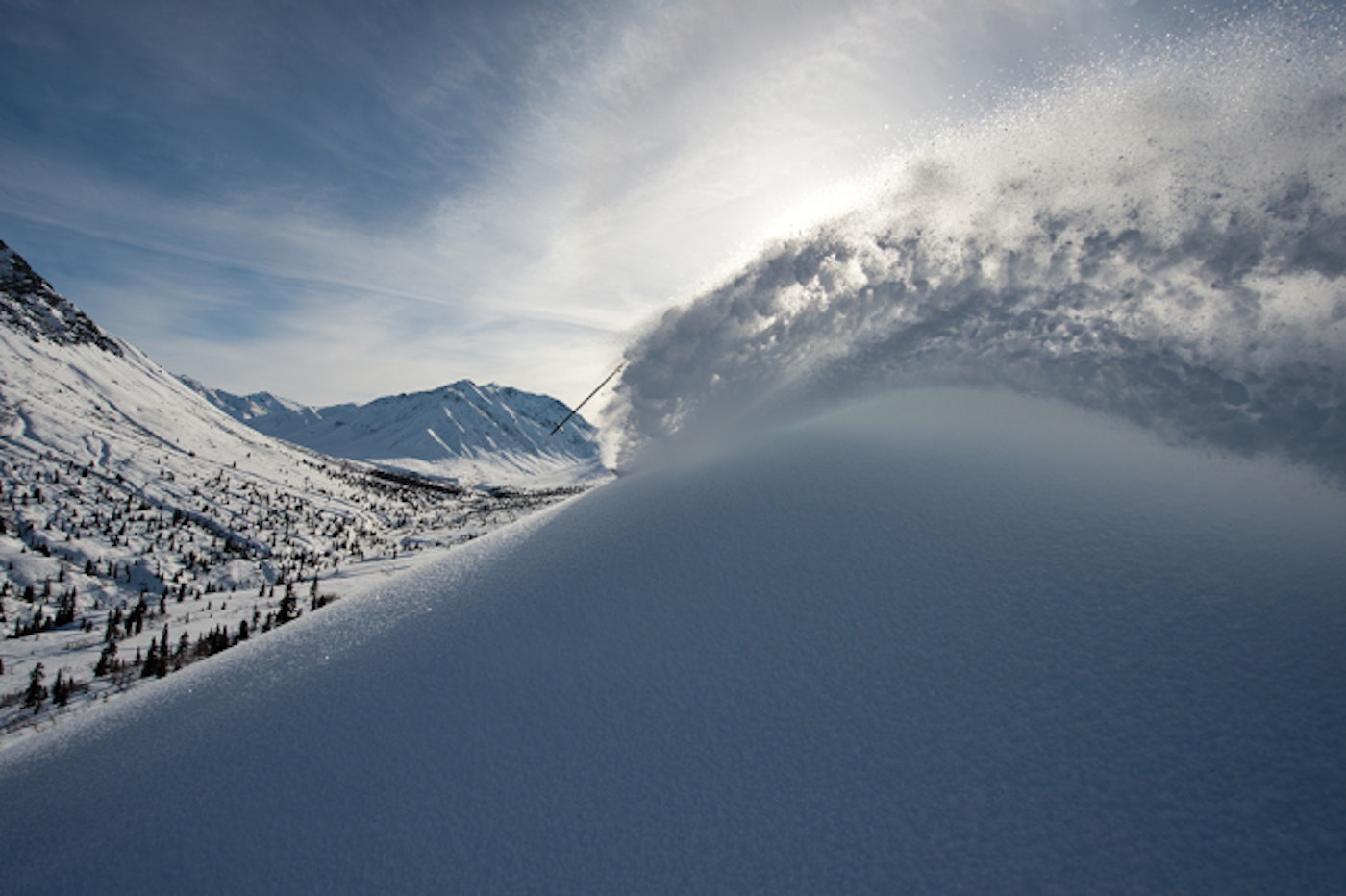 Lynn Kenne at Majestic Heli-Ski