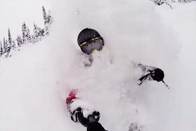 Watch: Tanner Hall charges the deep at Mustang Powder in Revelstoke