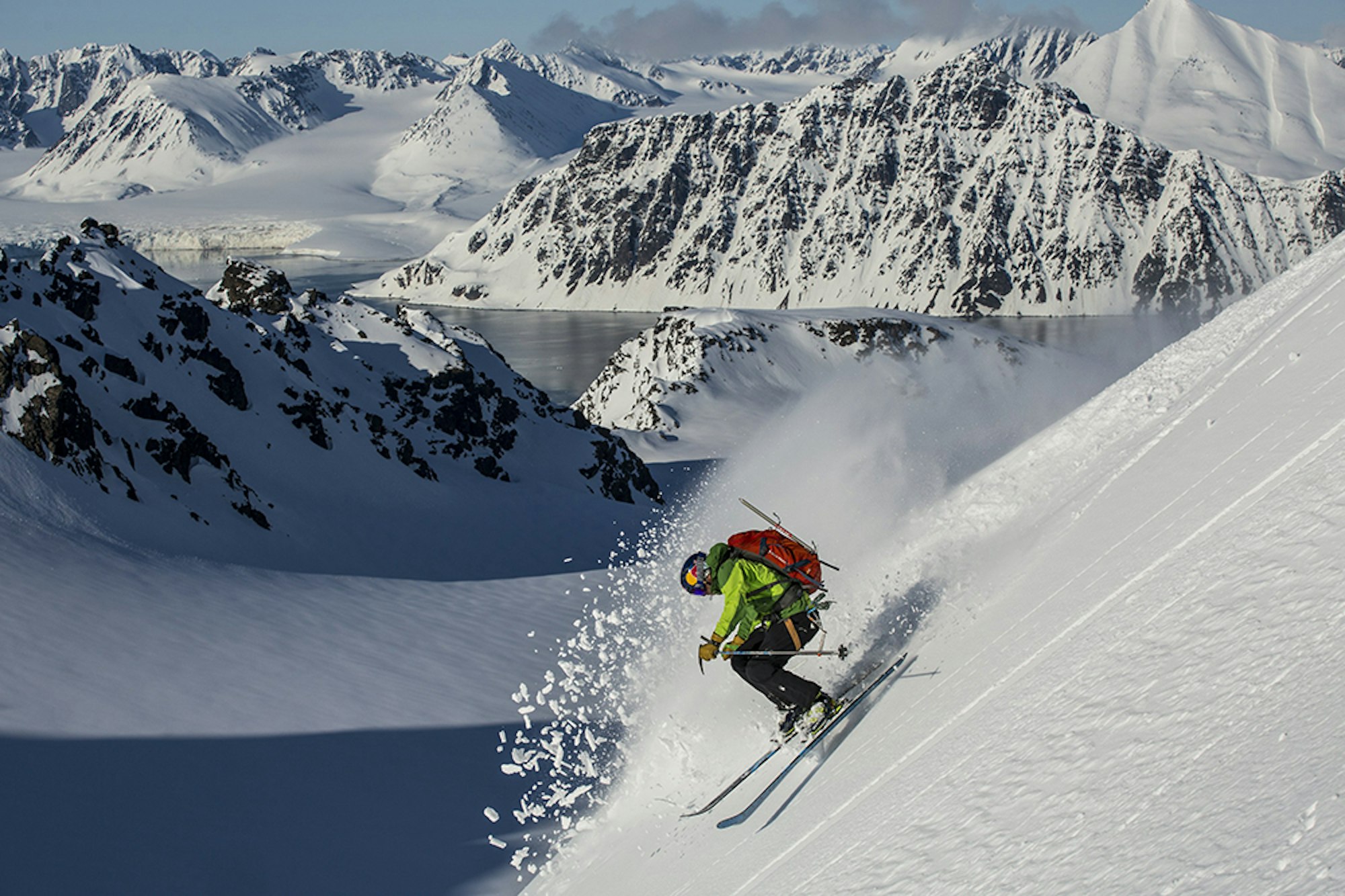 "I'm on a boat!" Chris Davenport and friends set sail for Svalbard in "The Explorer"