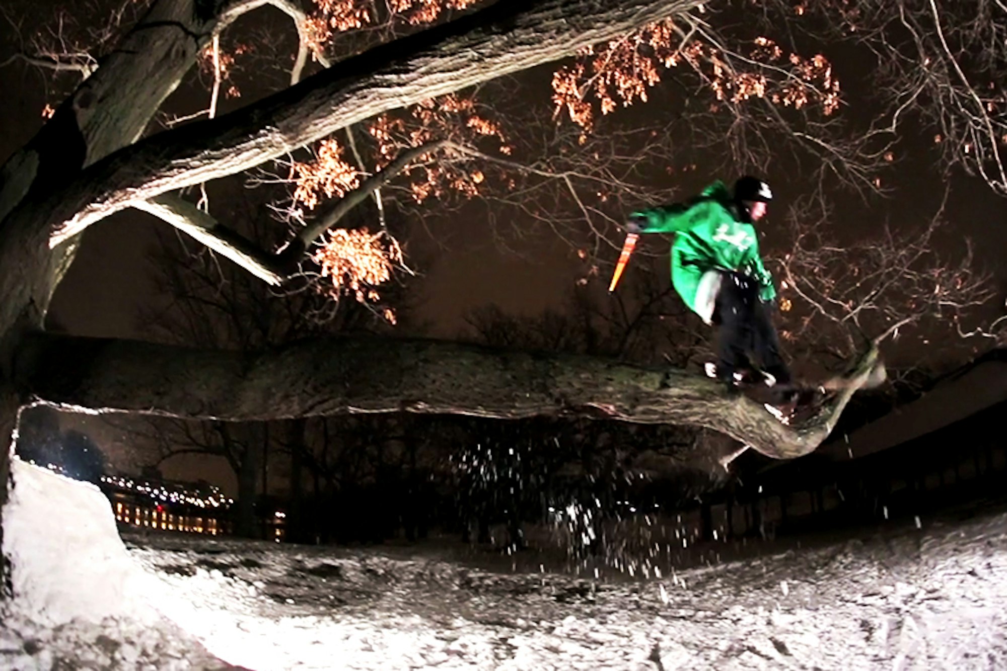 Is Will Wesson the king of rail skiing? Watch his "Partly Cloudy" segment to find out