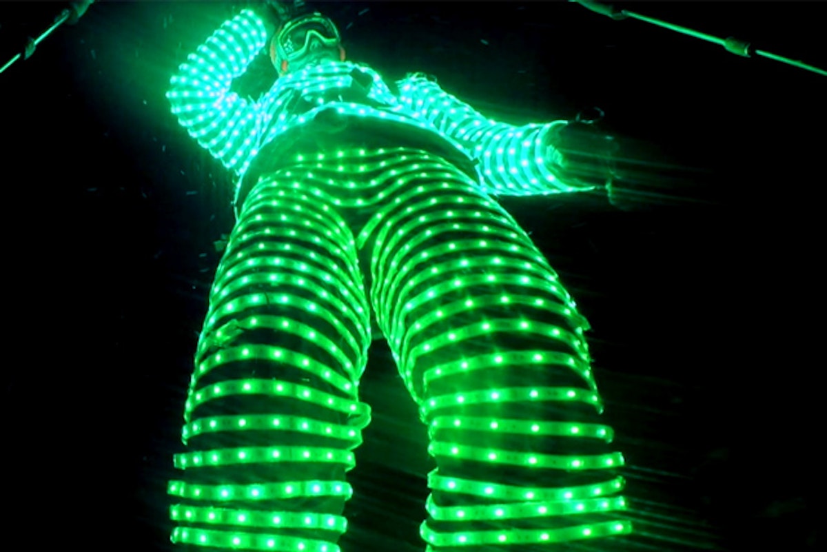 MMWUC: GoPro footage of the "lightsuit segment," a dodgeball knockout and more