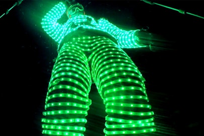 MMWUC: GoPro footage of the "lightsuit segment," a dodgeball knockout and more