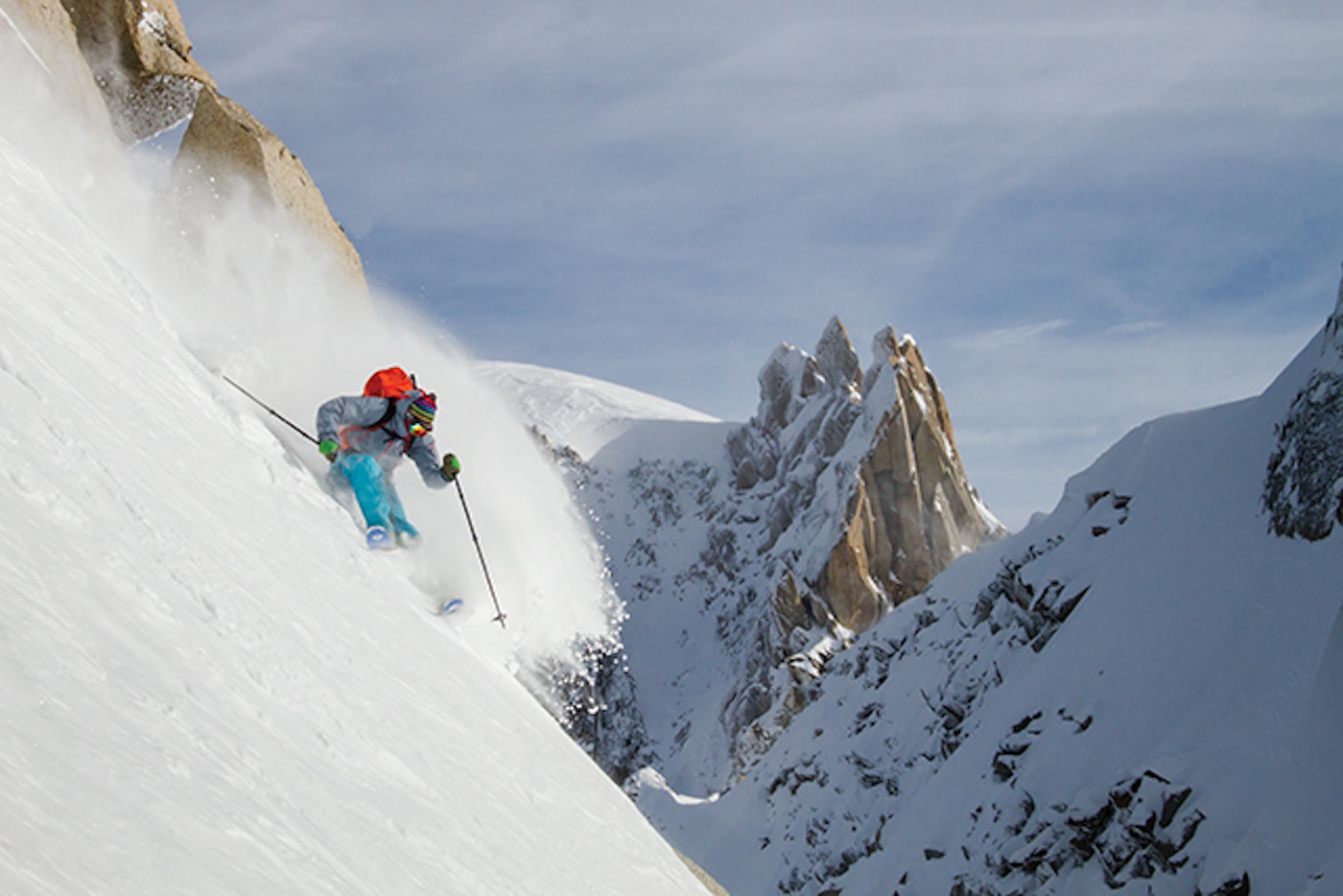 Forrest Coots traveling through France skiing La Grave and Chamonix.
