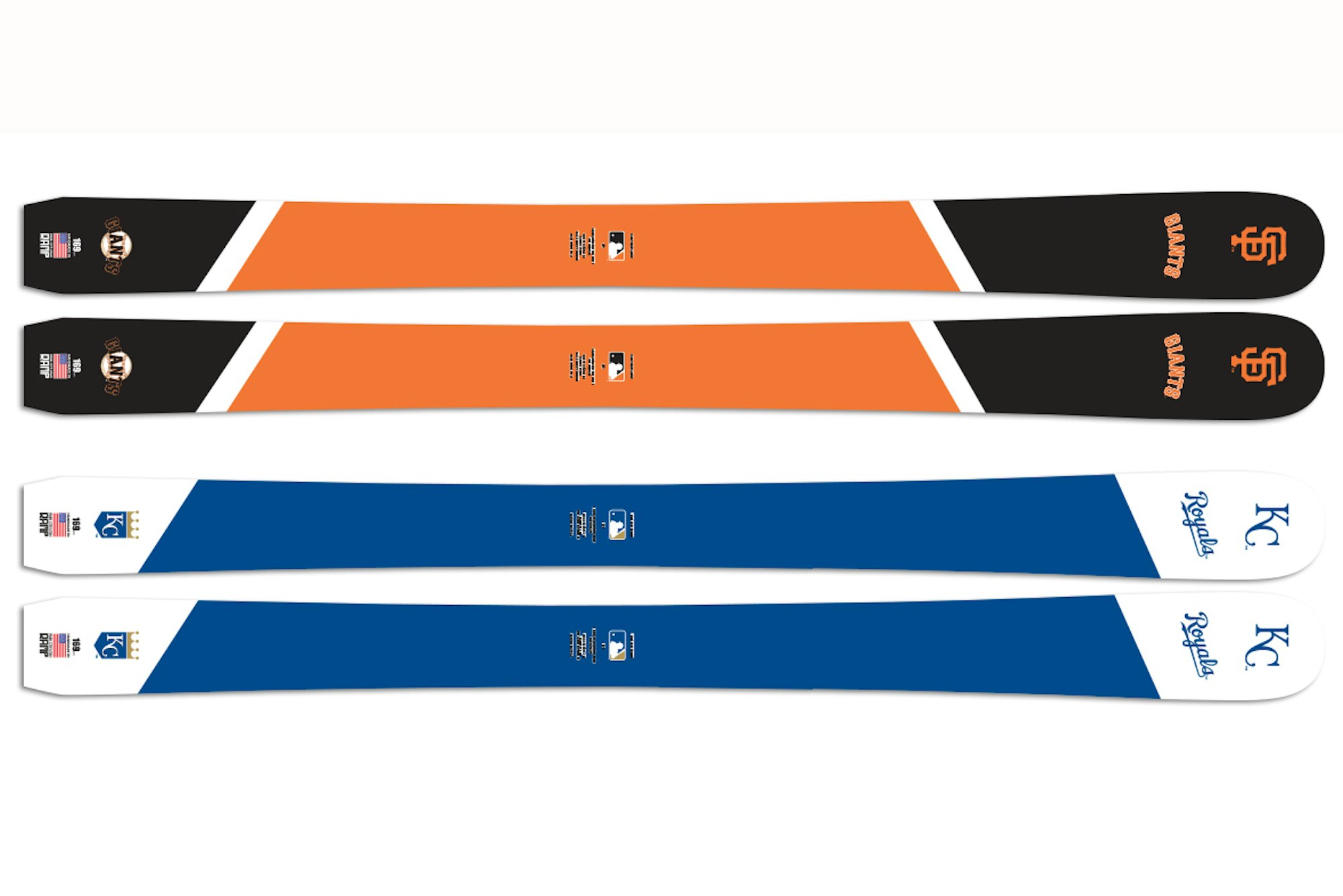Celebrate the Fall Classic with MLB-inspired skis from RAMP Sports