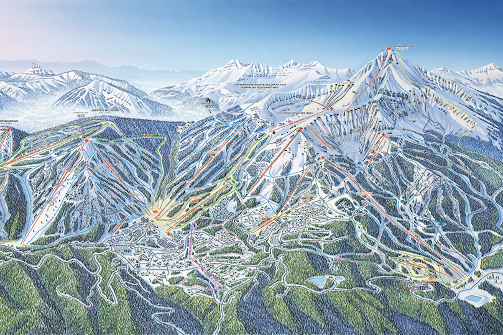 Big Sky Resort expands skiable acreage to 5,800, unveils new trail map