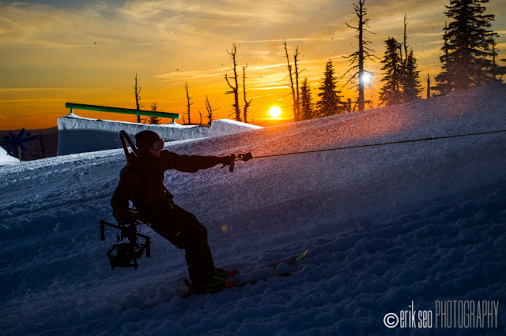 Josh Berman at Schwietzer Mountain Resort, Sandpoint, Idaho - US