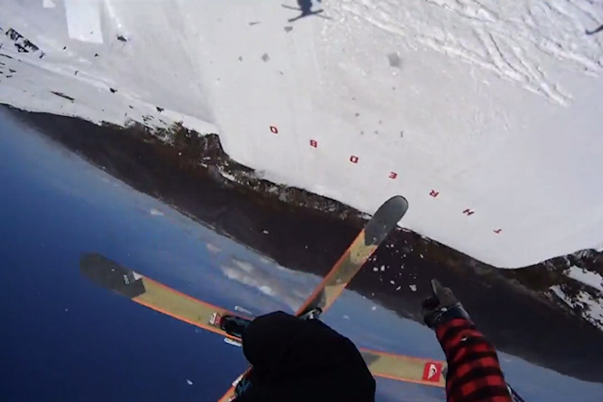 Video: This is what hitting a 100-foot ski jump looks like