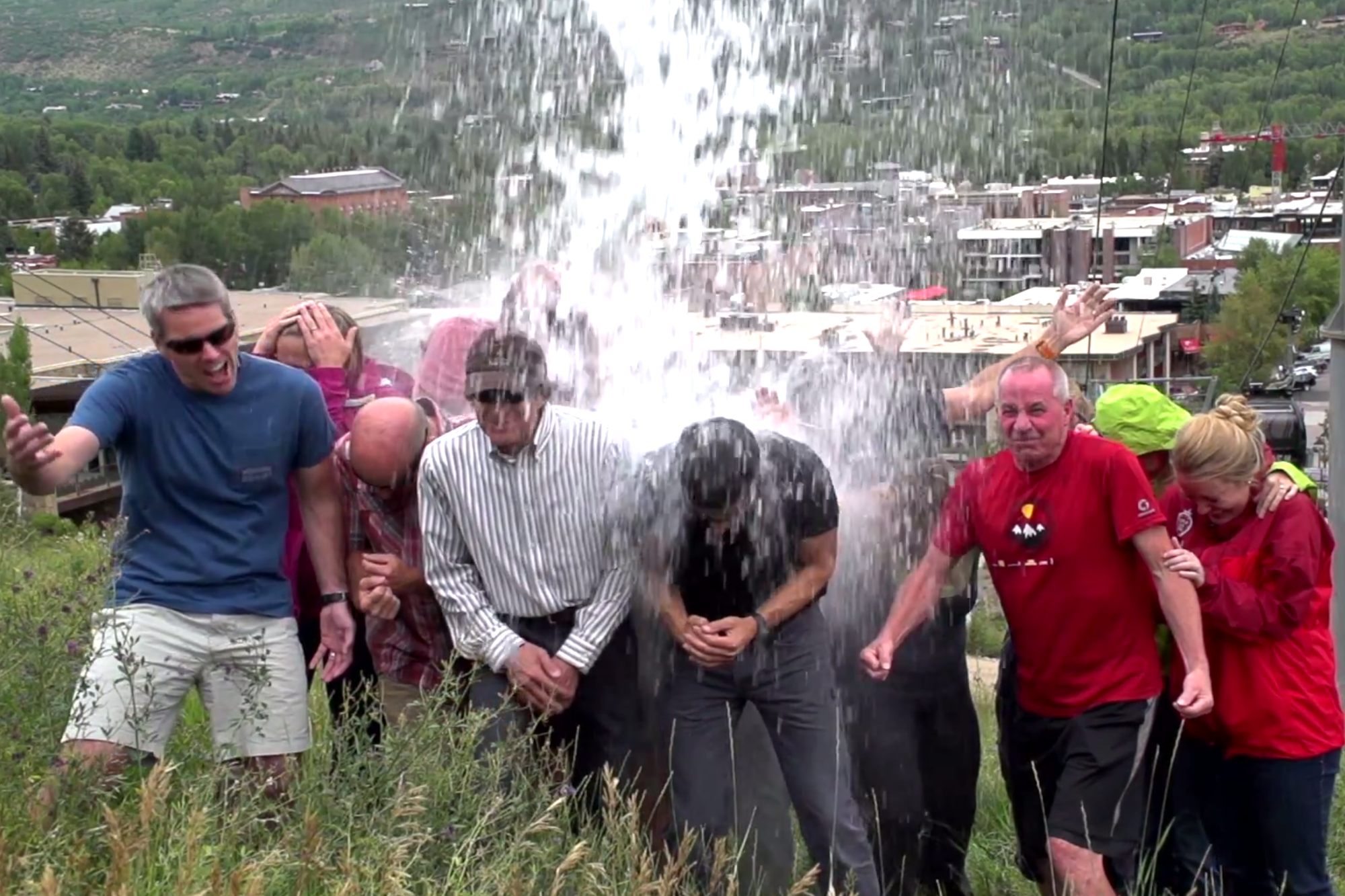 Ski resorts get in on the ALS Ice Bucket Challenge