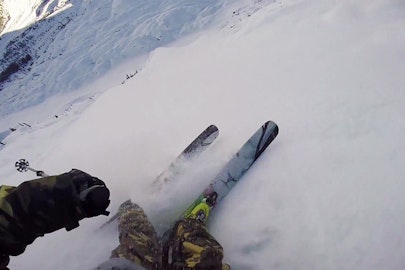 Watch: Tanner Hall shreds the steepest ride of his life